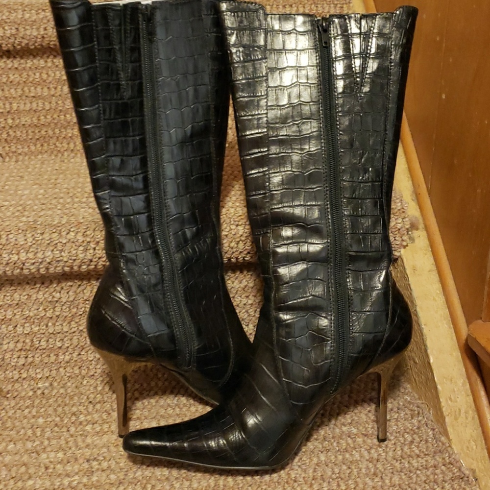 Steve Madden Sexy Real Leather Boots - Picture 1 of 3